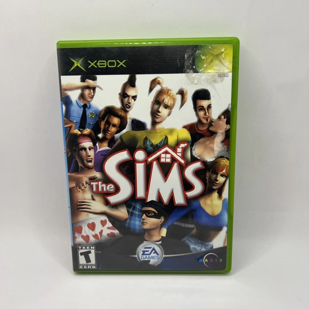 The Sims Microsoft Xbox Original Complete Tested